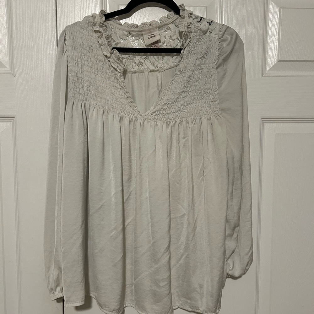 Cream Blouse